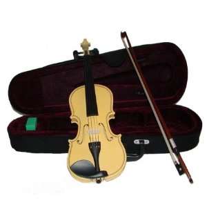  MV300GD 1/2 Size Gold Violin with Case and Bow+Extra Set of String 