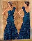 Mac Duggal Couture 80108D Midnight Blue Gala Gown Dress 8 12