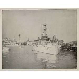  1893 Chicago Worlds Fair Lifesaving Station Battleship 