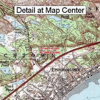  USGS Topographic Quadrangle Map   Provincetown 