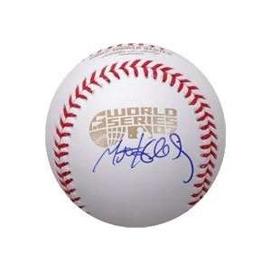 Matt Holliday autographed 2007 World Series Baseball (Colorado Rockies 