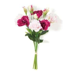   of 4 Artificial Pink Lisianthus Flower Bouquets 18 Home & Kitchen