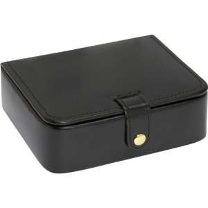  Budd Leather Leather Stud/Ring Box (Brown): Office 