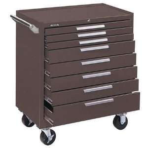  KENNEDY 348XB Rolling Cabinet,34 x20x40,8 Drawer,Brown 