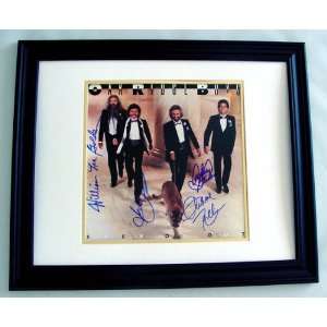   Ridge Boys Autographed CUSTOM FRAMED Signed Album