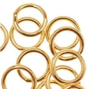  22K Gold Plated Closed 7mm Jump Rings 18 Gauge (20) Arts 
