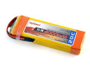 11.1 volt 4000mAh 20C Li Poly Lipo 3 Cell Battery Pack  