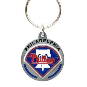  Zinc Team Logo Key Ring   Phillies: Sports & Outdoors