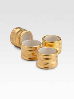 Michael Wainwright   Truro Gold Napkin Rings, Set of 4   Saks 