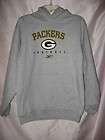 Green Bay Packers Gray NFL Youth Pullover Hoody Hoodie 