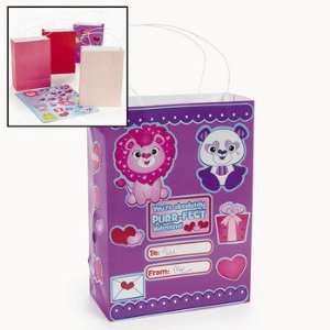  Design Your Own Valentine Craft Bags With Stickers   Craft 
