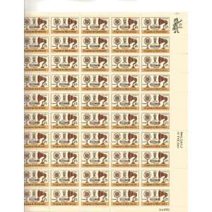   Progress Issue Full Sheet of 50 X 15 Cent Us Postage Stamps Scot #1502
