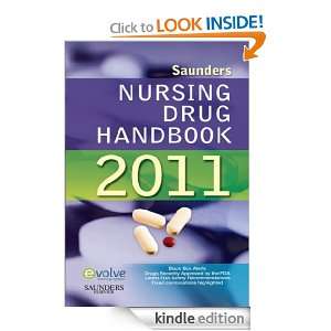 Saunders Nursing Drug Handbook 2011 Barbara B. Hodgson, Robert J 