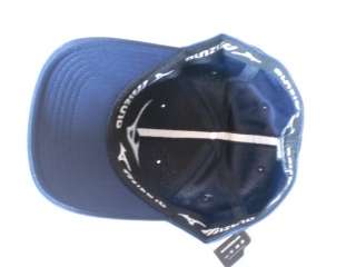   Mizuno Golf Tour Fitted One Size Hat Cap White / Black / Navy  