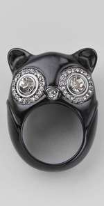 Marc by Marc Jacobs Faux Fancy Owl Ring  