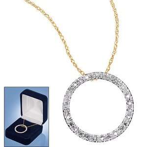  1/4 Carat Diamond Circle of Love Necklace 