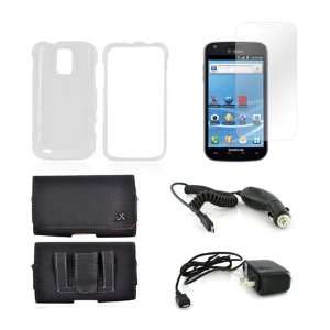  Clear Plastic Case, Screen Protector, Leather Pouch, Car & Travel 