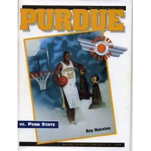   vs Penn State February 17, 1996 Roy Hairston Purdue University Books