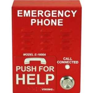   1600 A ADA EMERGENCY PHONE W/VOICE RED ONE BUTTON