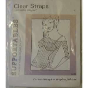  Supportables Clear Straps   1 Piece 