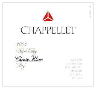 Chappellet Napa Valley Chenin Blanc 2004 