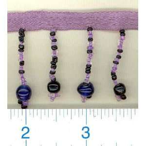   Beaded Trim   Purple Saucers By The Yard Arts, Crafts & Sewing
