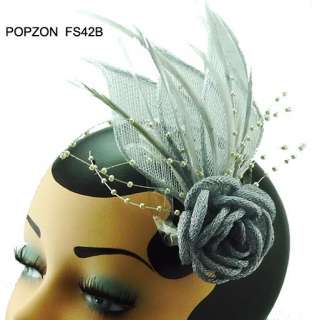 Top Seller Simple Sinamay Fascinator Pin Double Use  