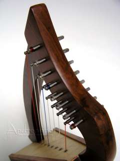   BEAUTIFUL SMALL 8 STRING SOLID ROSEWOOD LILY CELTIC FOLK HARP  