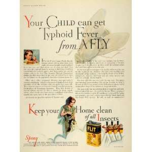  1930 Ad Stanco Flit Insecticide Spray Flies Mosquitoes 