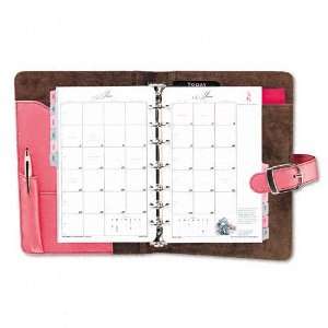  Day Timer  Pink Ribbon Organizer Starter Set with Leather 