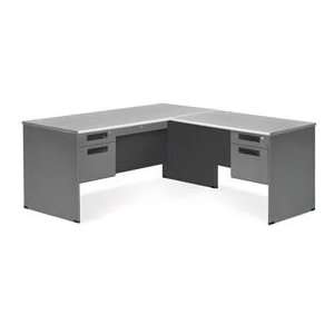   Series   Secretarial Desk With Right Return 30Dx67W   Gray Nebula