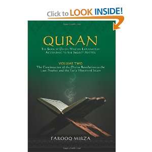 Quran the book of divine wisdom volume 2 The Continuation of the 