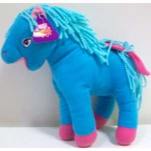  11 Plush Blue Horse Pony Doll Toy: Toys & Games