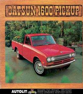1971 1972 Datsun Nissan 1600 Pickup Truck Brochure  