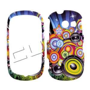   Speakers Design Rubber Feel Snap On Hard Protective Cover Case Cell