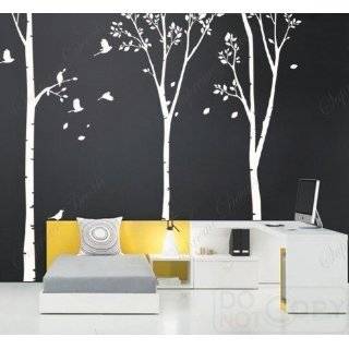 Made in US   Free Custom Color   on sale Three Big Birch Trees  Wall 