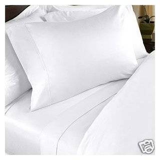 Solid White 450 Thread Count Twin Extra Long size Sheet Set 100 % 