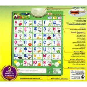 SOUND EQUIPPED RUSSIAN ALPHABET. LEARNING GAME  