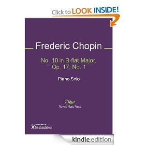 No. 10 in B flat Major, Op. 17, No. 1 Sheet Music: Frederic Chopin 