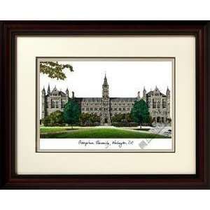  Georgetown University Lithograph 14x10 Unframed Lithograph 