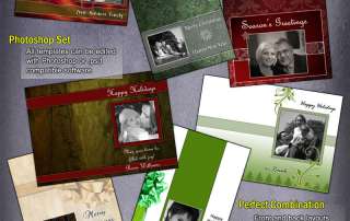 HOLIDAY DIGITAL BACKGROUNDS CHRISTMAS CARD TEMPLATES  