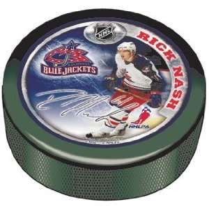   Blue Jackets Rick Nash Player Hockey Puck *SALE*