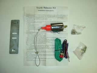   are looking at a BRAND NEW Complete Universal Power Trunk Release Kit
