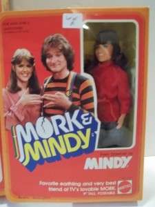 A0654 1970s TV Show Mattel MORK AND MINDY Doll LOT (talking spacepack 