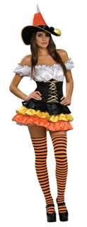 Womens Large Sexy Candy Corn Witch Costume   Sexy Hallo  