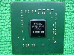 1P NVIDIA GF GO7200 B N A3 BGA ICs Chipset With Balls  
