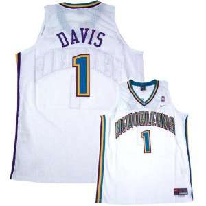  Nike New Orleans Hornets #1 Baron Davis White Swingman 