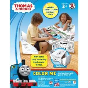  Color Me Colorable Drawing Table And Chairs Set (Thomas 