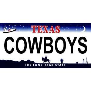  Texas State Background License Plate Frame NFL: Everything 