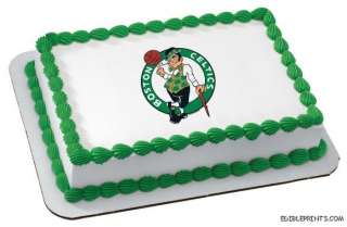Boston Celtics Edible Image Icing Cake Topper  
